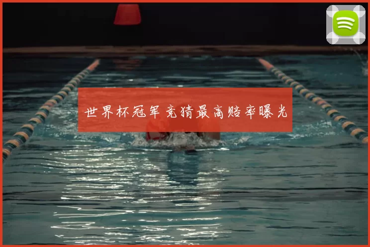 世界杯冠军竞猜最高赔率曝光