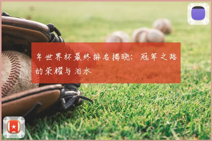 年世界杯最终排名揭晓：冠军之路的荣耀与泪水